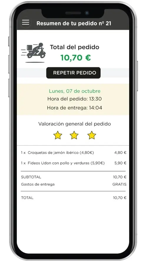 como automatizar la entrada de pedidos en un restaurante