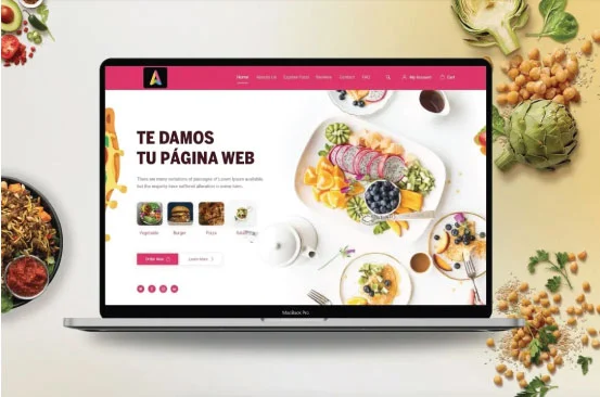 Página web profesional para restaurantes gratis con el kit digital